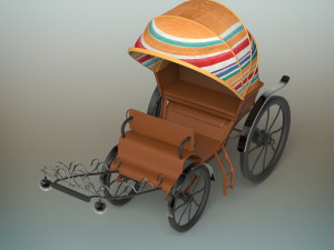 carriage 3D मॉडल