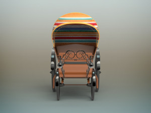 carriage 3D मॉडल
