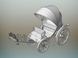 carriage 3D मॉडल