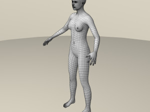 female base mesh 3D 모델