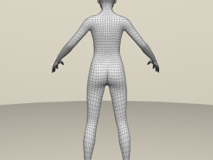 female base mesh 3D Model