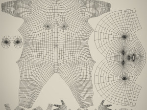 female base mesh 3D Model