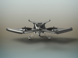 futuristic plane Modelo 3D