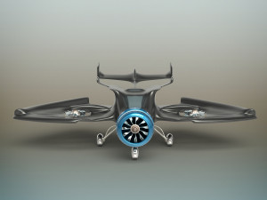 futuristic plane Modelo 3D