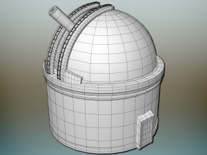 observatory 3D Model