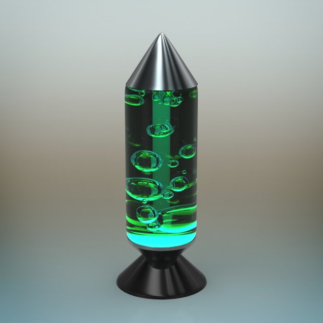 lava lamp 3D Model .c4d .max .obj .3ds .fbx .stl .blend 