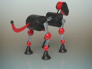 robot dog 3D Model