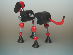 robot dog 3D Model