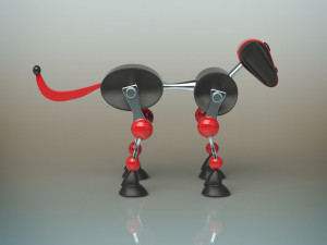robot dog 3D Model