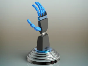 tangan robot Model 3D