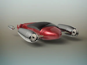 veicolo spaziale Modello 3D