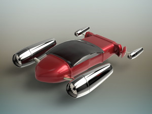 spacecraft 3D 모델
