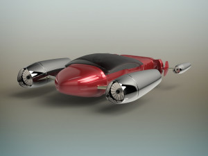 spacecraft 3D 모델