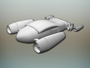 spacecraft 3D 모델