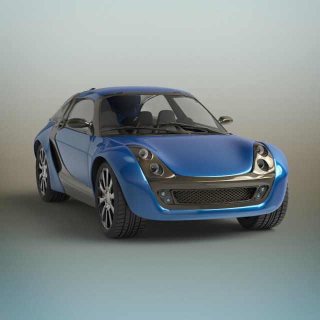 sport car 3D-Modell .c4d .max .obj .3ds .fbx .stl .blend 