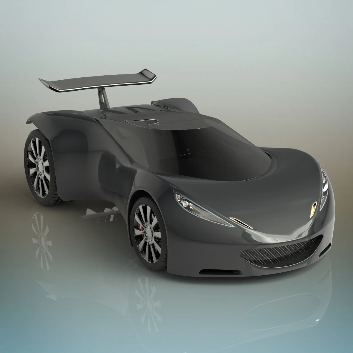 sport car 3D Model .c4d .max .obj .3ds .fbx .stl .blend 
