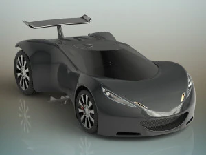 Sportwagen 3D Modell