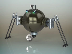 spy robot 3D Model