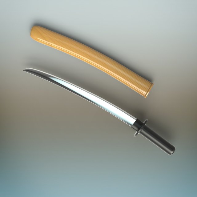 sword 3D Model .c4d .max .obj .3ds .fbx .stl .blend 