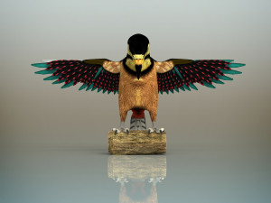 woodpecker bird Model 3D