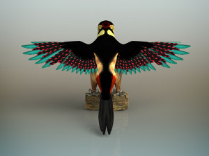 woodpecker bird Model 3D
