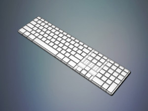 apple keyboard Modelo 3D