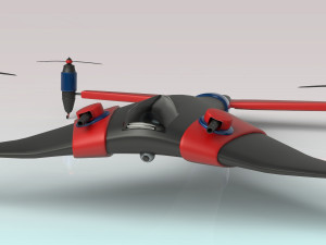 battle drone 3D 模型