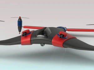 drone da battaglia Modello 3D