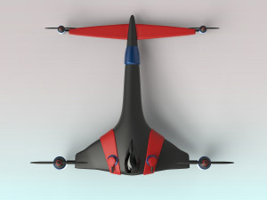 battle drone 3D 模型