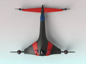 drone da battaglia Modello 3D