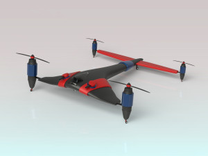 battle drone 3D 模型