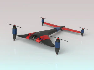 drone da battaglia Modello 3D