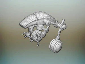 battle robot 3D Model