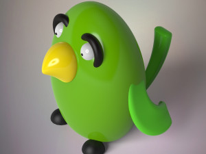 cartoon bird 3D Модель