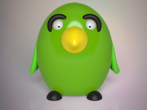 cartoon bird Model 3D