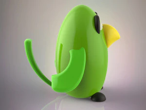 cartoon bird 3D Model