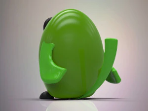cartoon bird 3D Model