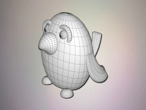 cartoon bird 3D Model