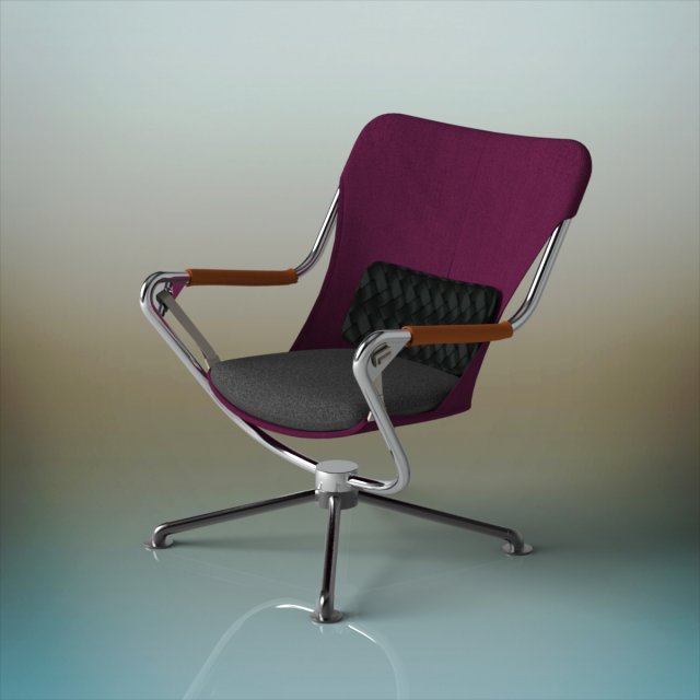 chair 3D Model .c4d .max .obj .3ds .fbx .stl .blend 