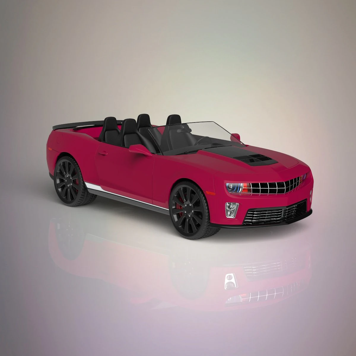 chevrolet camaro 3D Model .c4d .max .obj .3ds .fbx .stl .blend 