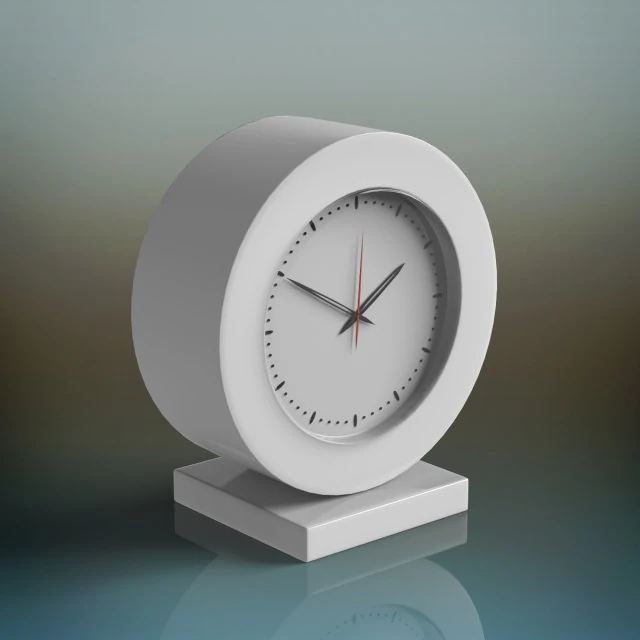 clock 3D Model .c4d .max .obj .3ds .fbx .stl .blend 