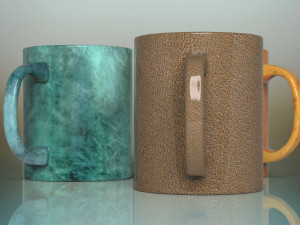 coffee mugs 3D Model