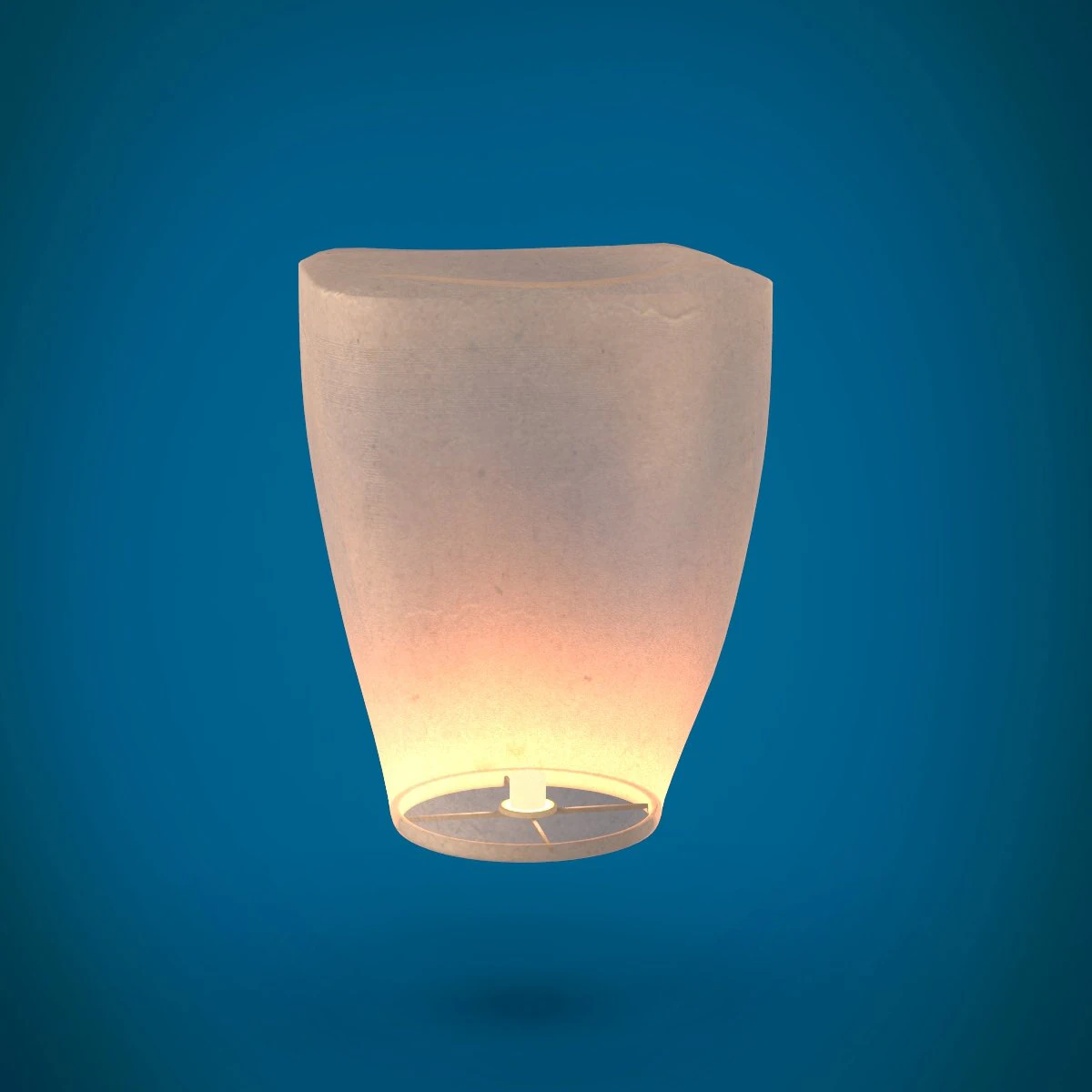 sky lantern 3D Model .c4d .max .obj .3ds .fbx .stl .blend 
