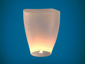 sky lantern 3D 模型