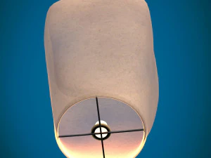sky lantern 3D Model