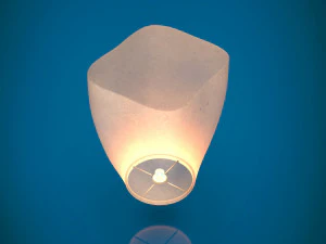 sky lantern 3D Model