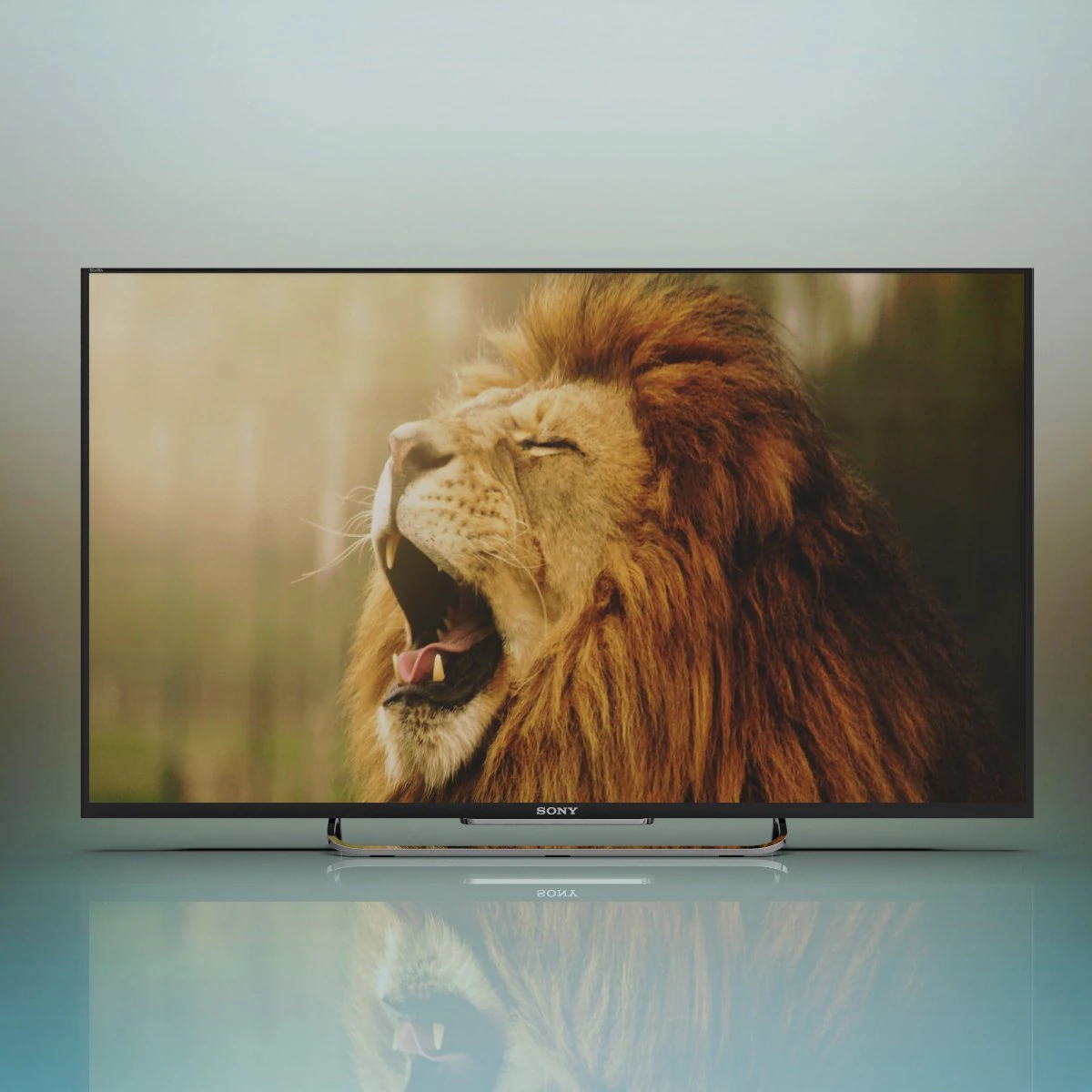 Sony LED-Fernseher 3D Modell .c4d .max .obj .3ds .fbx .stl .blend 