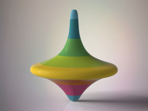 spinning top 3D मॉडल