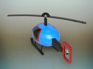 toy helicopter 3D Model