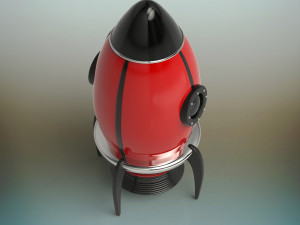 toy rocket Modèle 3D